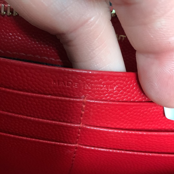 Authentic YSL Cassandre zip around wallet - Picture 12 of 17